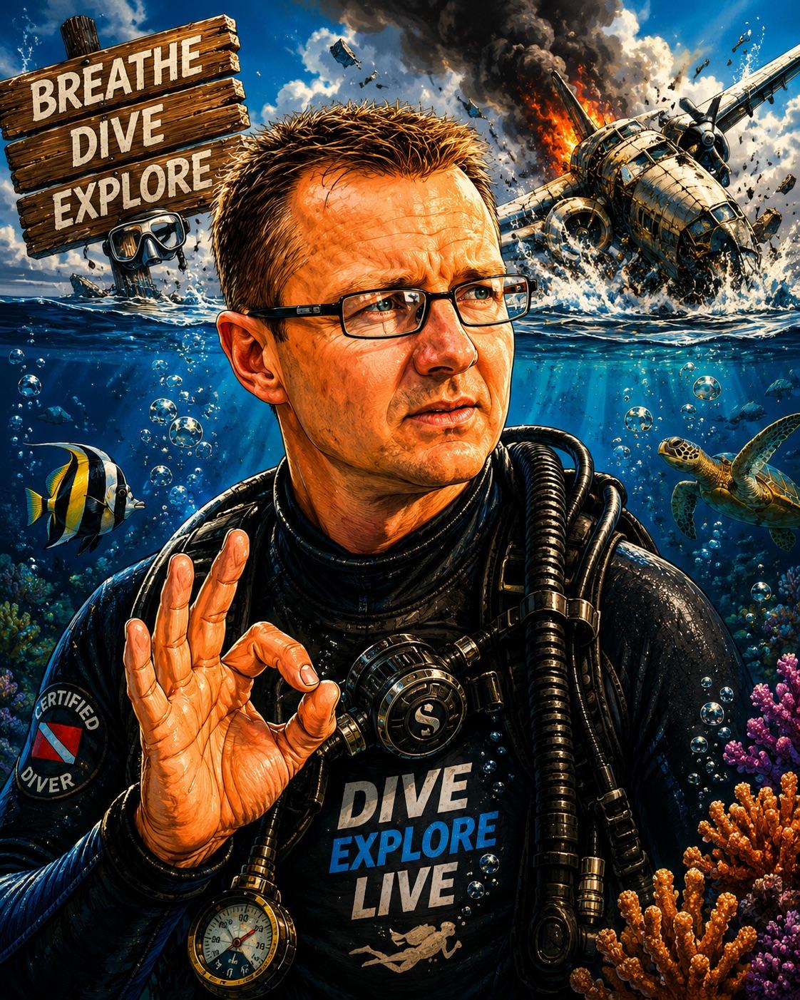 Andy Hubbard, PADI Instructor at East Lancs Diving