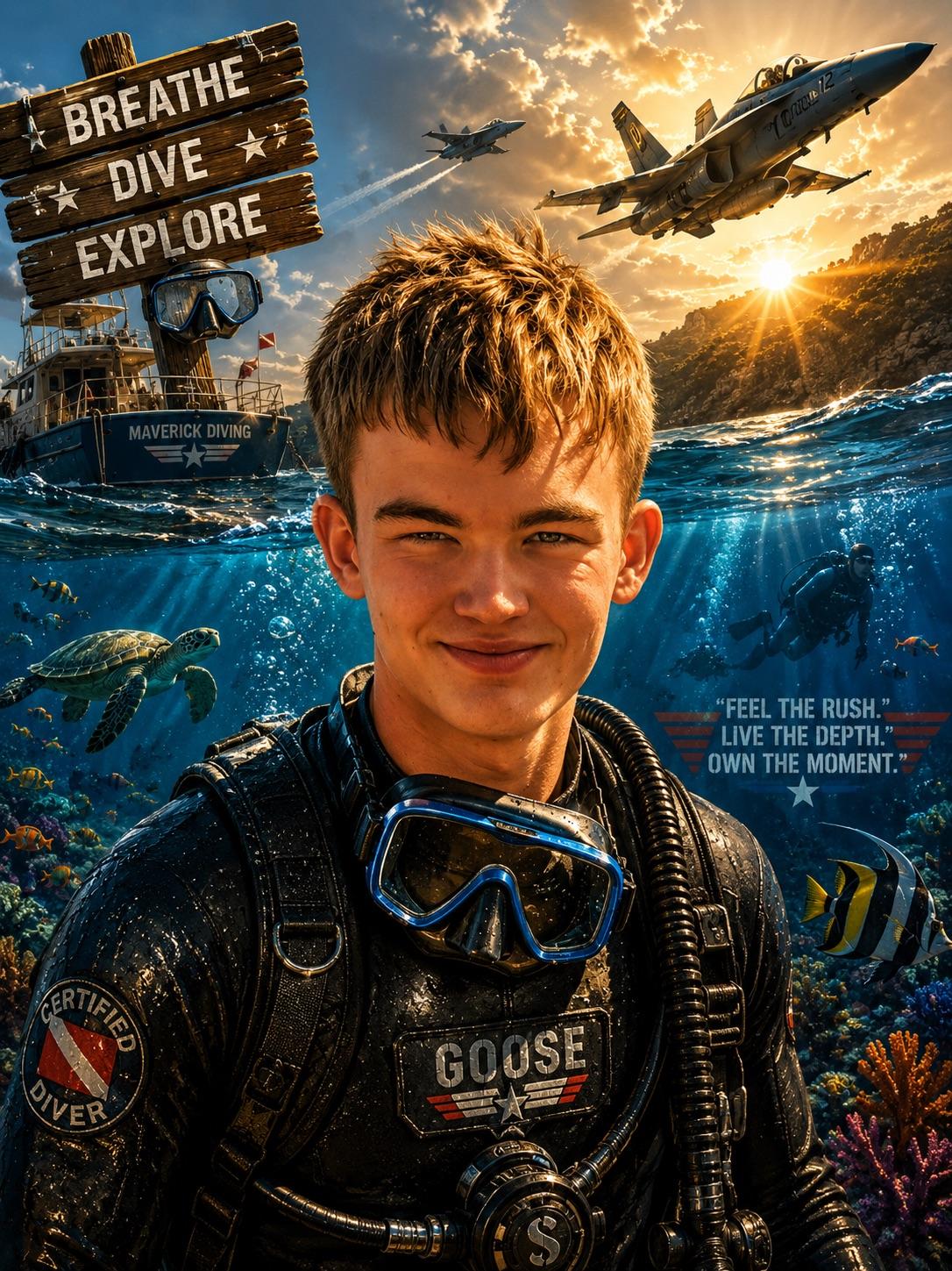 Jake Clawson, PADI Divemaster at East Lancs Diving