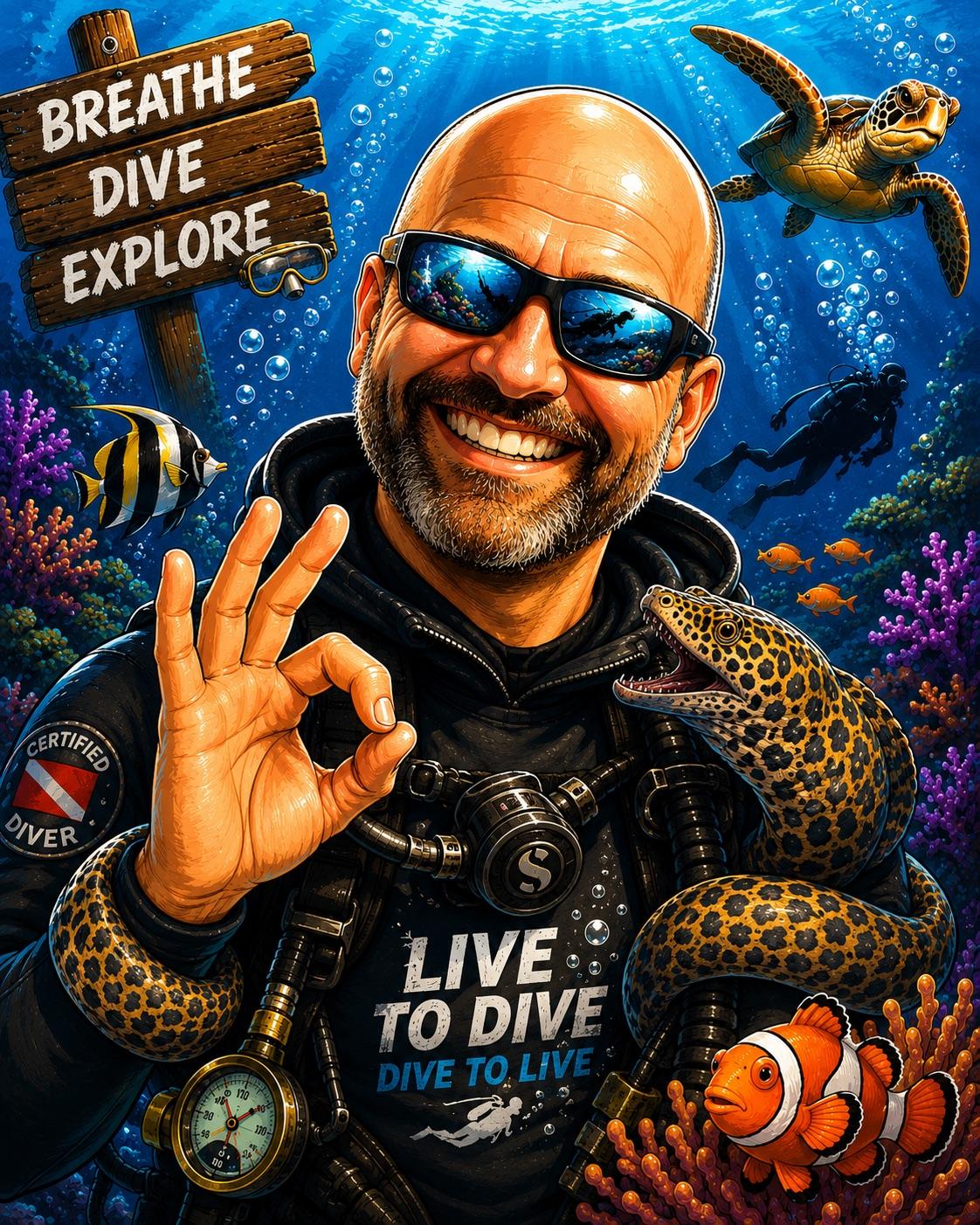 Lee Astbury, PADI Instructor at East Lancs Diving