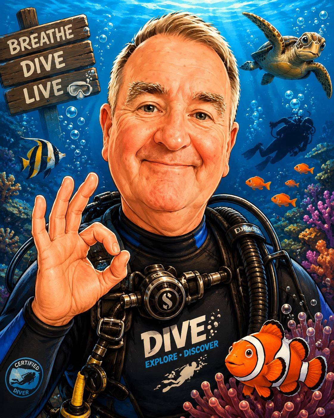 Trevor Wignall, PADI Staff Instructor at East Lancs Diving